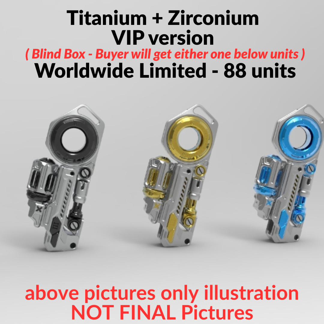 01 EDC Time Knight 3.0 Hand Ratchet Push Slider | New 01 EDC "Time Knight 3.0" EDC Hand Gyro Spinner Slider Fidget Toys for Collection & Gift.