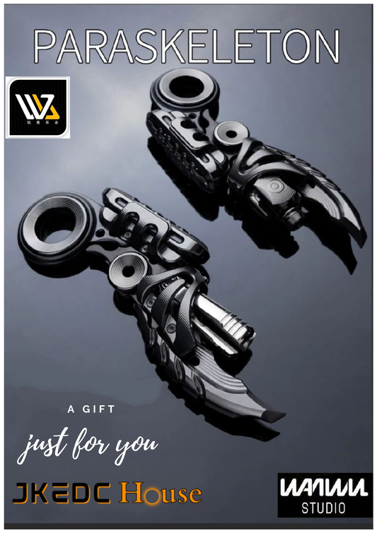 New WANWU PARASKELETON Zirconium Mechanical Magnetic Hand Haptic Push Slider PPB Fidget Toys for Collection & Gift