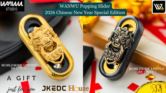 WANWU Popping "Cyber Jiaotu" 2026 Chinese Lunar New Year Special Edition Hand Fidget Haptic Push Slider