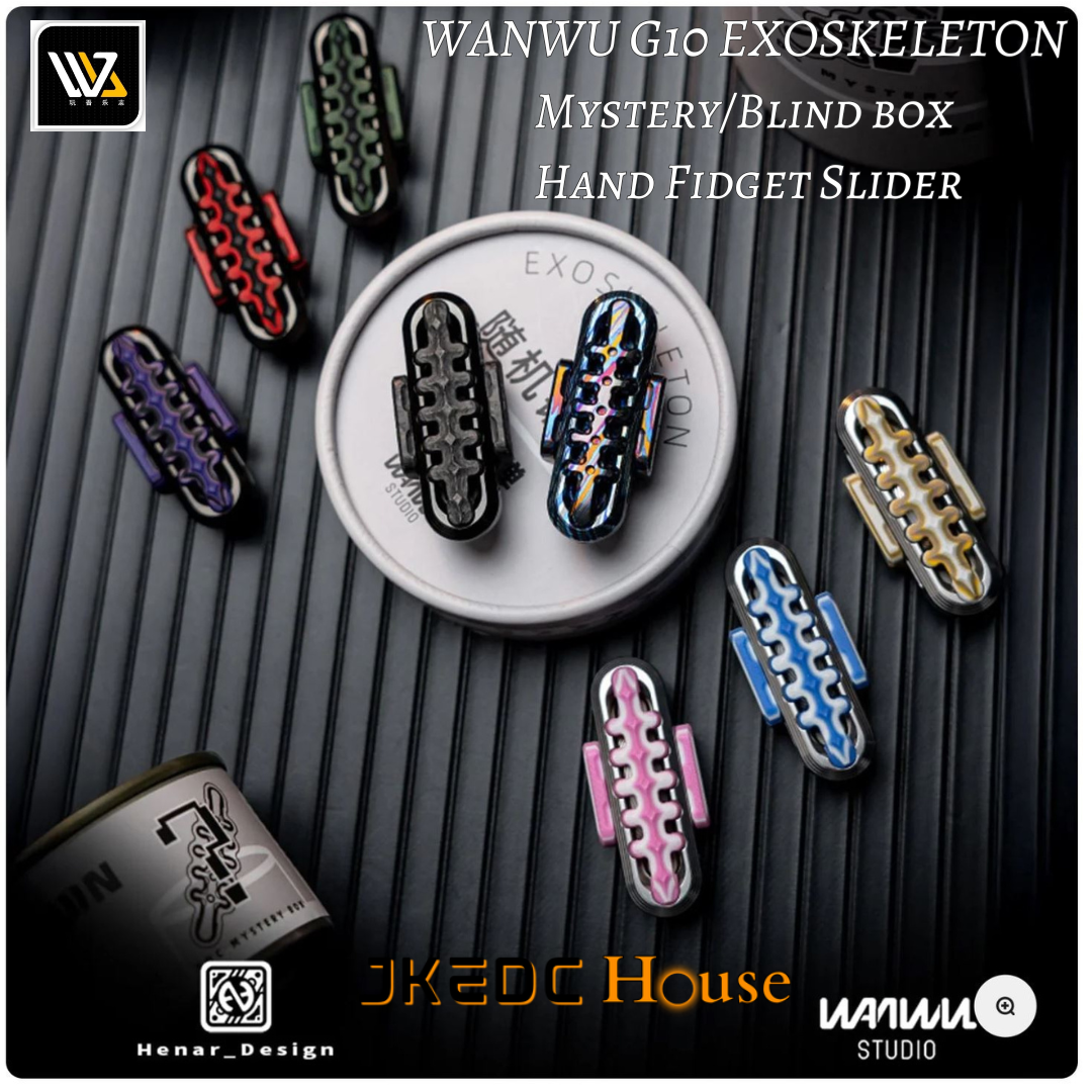 New WANWU G10 Mystery Box EXOSKELETON Mechanical Magnetic Hand Haptic Push Slider