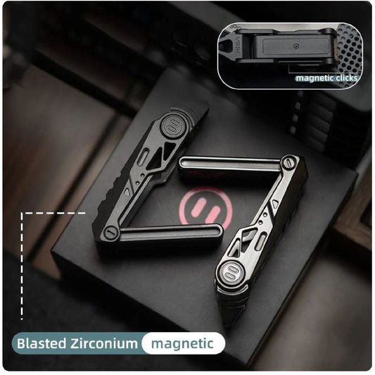 YEDC Razor 2.0 Zirconium Limited Mechanical Hand Haptic Slider | YEDC Razor 2.0 Zirconium EDC Hand Fidget Toy for Collection &amp; Gift