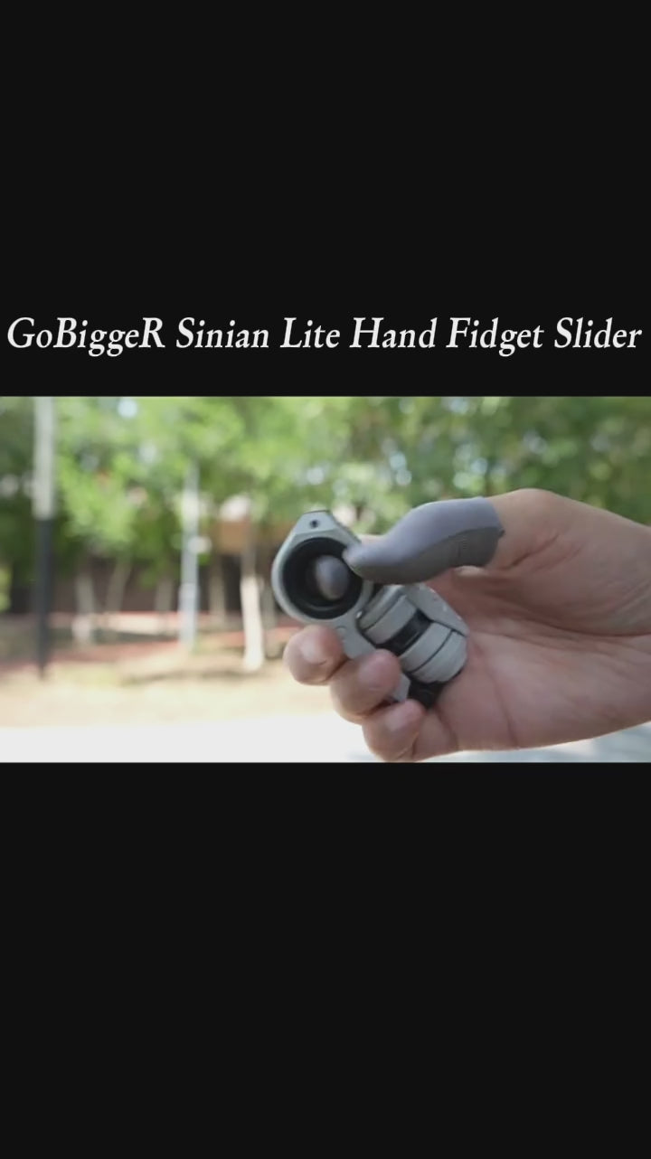 GoBiggeR Sinian Lite Aluminum Hand Fidget Haptic Slider | GobiggeR
