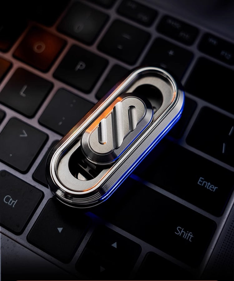 New WANWU Popping Stainless Steel Hand Fidget Haptic Push Slider | New WANWU Popping EDC Zirconium Hand Push Slider | WANWU Popping PPB Fidget Toys for Collection &amp; Gift