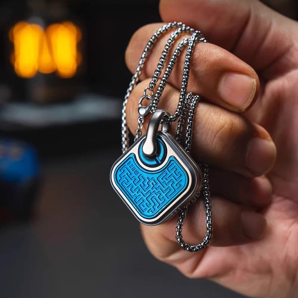 01 EDC Mini Toast Mechanical MAZE Hand Push Slider for Gift & Collection