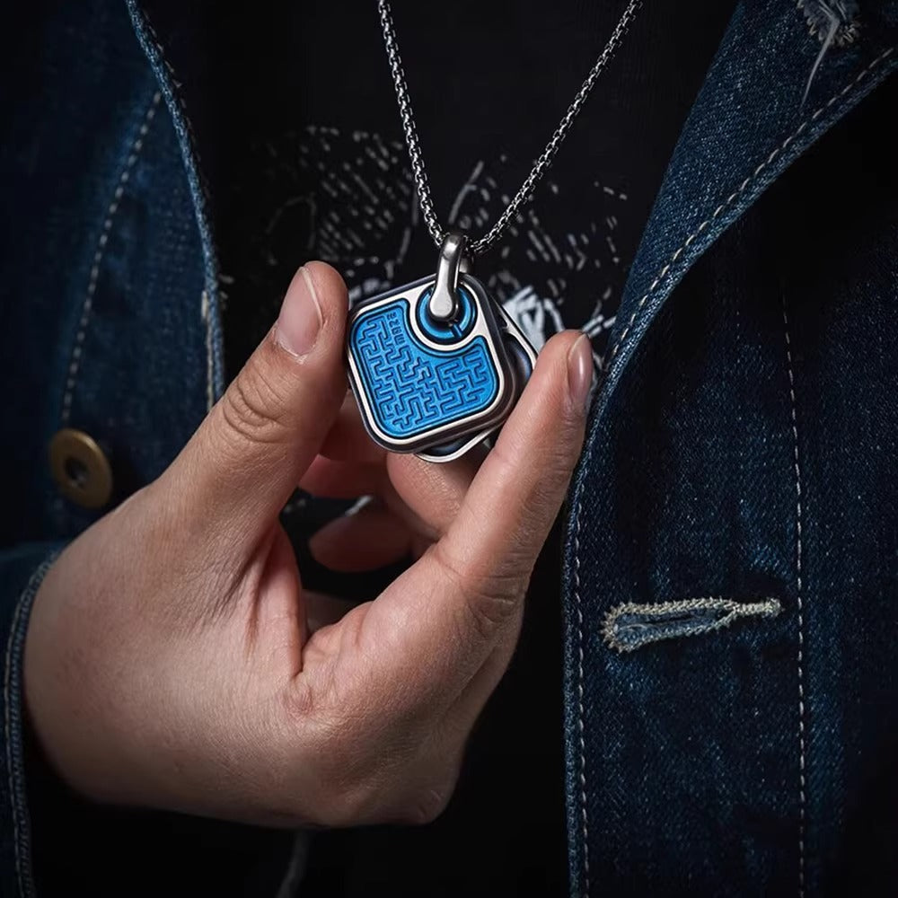 01 EDC Mini Toast Mechanical MAZE Hand Push Slider for Gift & Collection