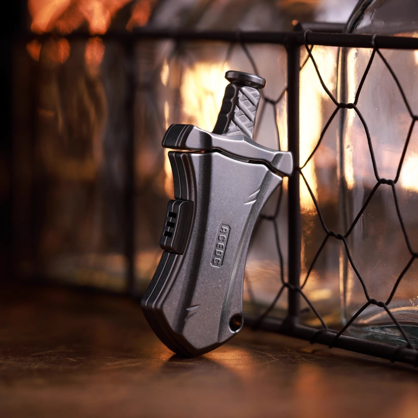 ACEdc Master Sword Hand Push Slider Fidget Toys for Collection & Gift