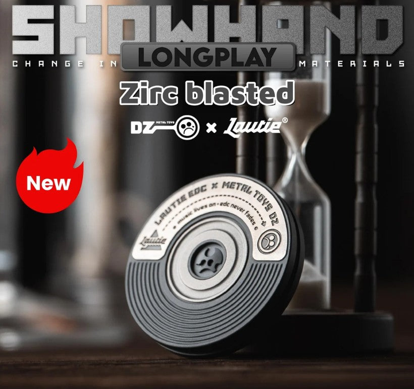 New Lautie x Metal Toys DZ "ShowHand" -LONGPLAY SS Zirconium Mechanical Coin Shape Hand Slider for Collection & Gift