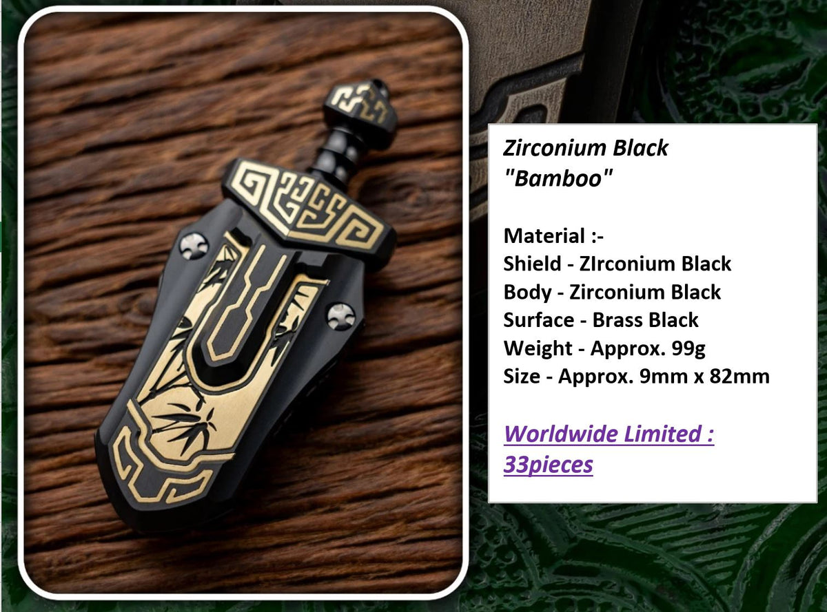 New 2026 WANWU "Taia" Sword Hand Haptic Special Material Zirconium crystal Push Slider