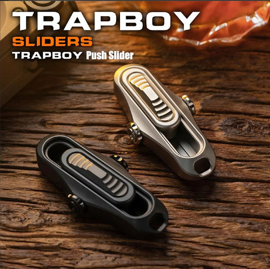 New Launching WANWU TRAPBOY Hand Push Slider | WANWU EDC TRAPBOY Hand Slider | WANWU Ppb Metal Hand Push Slider for Collection & Gift