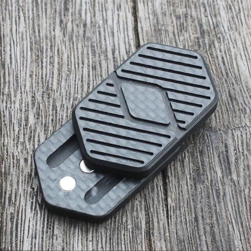 New Carbon Fiber Magnetic Hand Haptic Feel Push Slider | Magnetic Haptic Push PPB | Magnetic Anti-stress Push Pull Slider for Collection