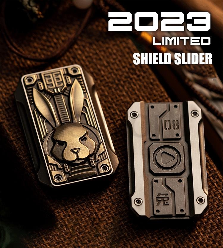 2023 WANWU LIMIT Edition Year of Rabbit Hand Push Slider | WANWU Special Limit Edition Metal Hand Push Fidget | New Limit Edition Wanwu Edc Hand Push Slider for Collection