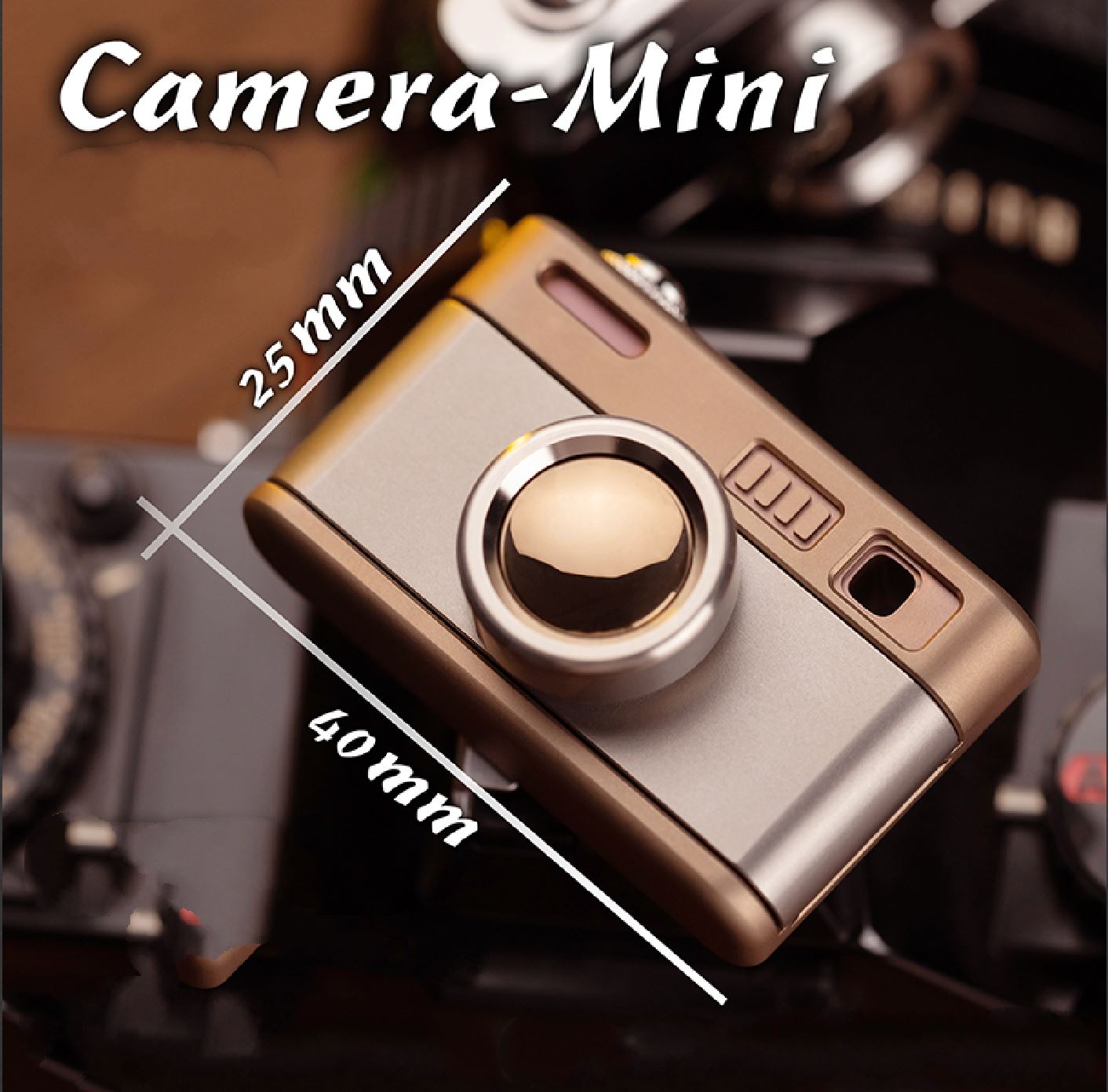 New Launching Camera Shape Mini Push Slider | New EDC Mini Camera Hand Clicker | New Mini Camera M Slider PPB for Collection and Gift