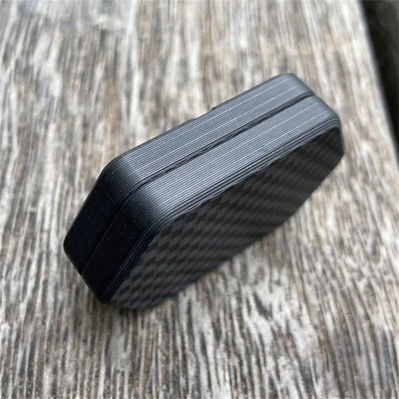 New Carbon Fiber Magnetic Hand Haptic Feel Push Slider | Magnetic Haptic Push PPB | Magnetic Anti-stress Push Pull Slider for Collection