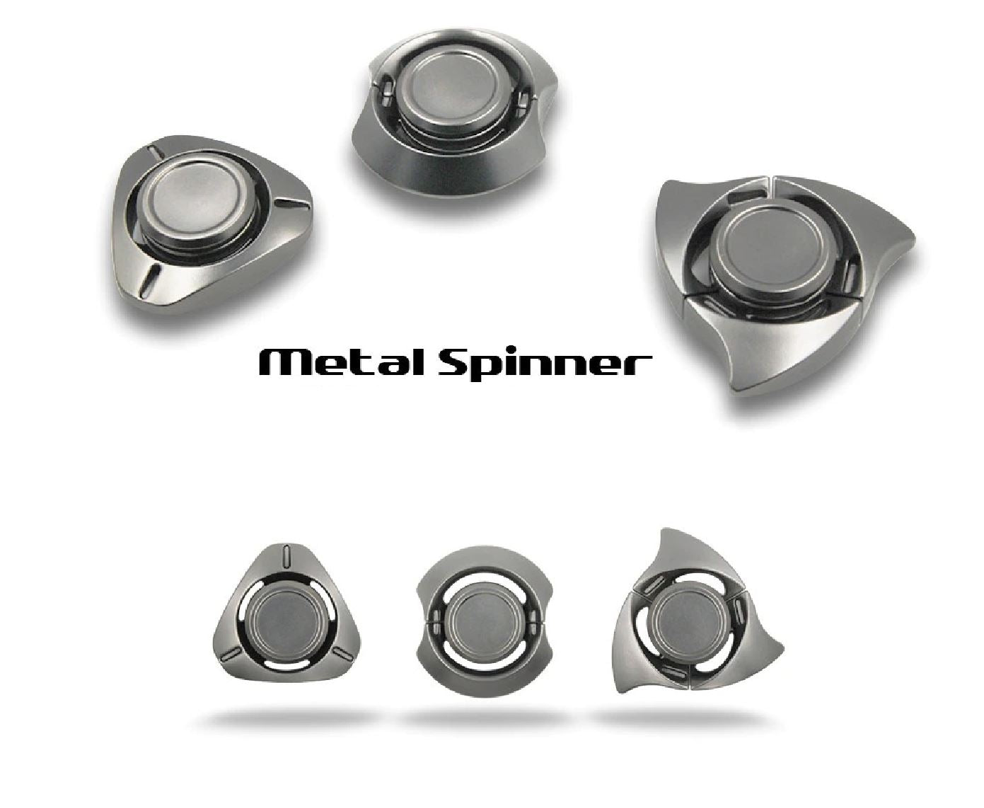 DIY Free Assembly Metal Hand Spinner | Zinc Alloy Tri-Form Spinner | Anti Stress Fidget Spinner for Gift & Collection