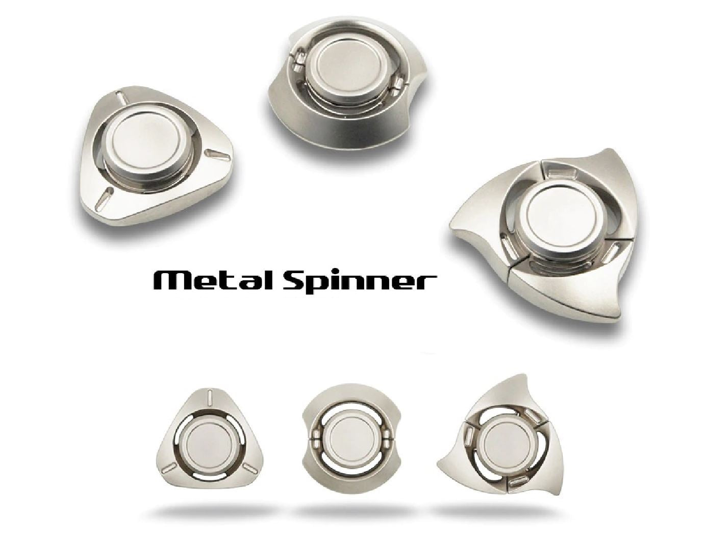 DIY Free Assembly Metal Hand Spinner | Zinc Alloy Tri-Form Spinner | Anti Stress Fidget Spinner for Gift & Collection