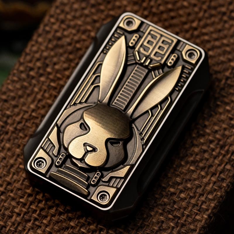 2023 WANWU LIMIT Edition Year of Rabbit Hand Push Slider | WANWU Special Limit Edition Metal Hand Push Fidget | New Limit Edition Wanwu Edc Hand Push Slider for Collection