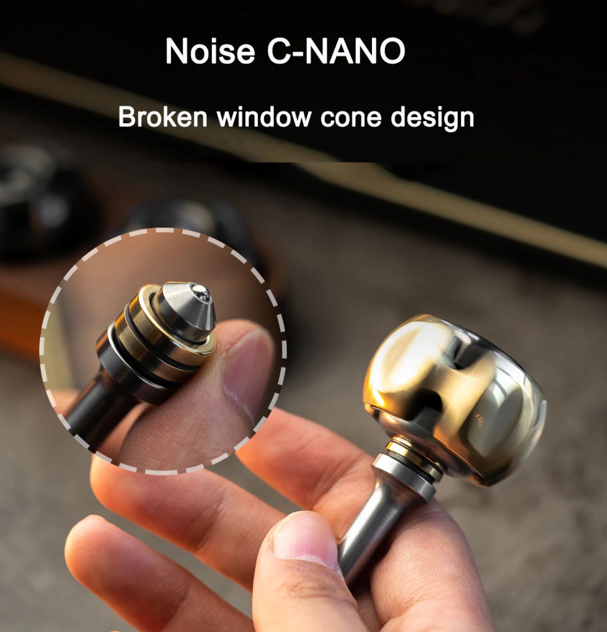 Lautie C-Nano Noiz Gyro PEI Hand Spinner | Lautie Classic C-Nano Stainless Steel Gyro Fidget for Collection and Gift