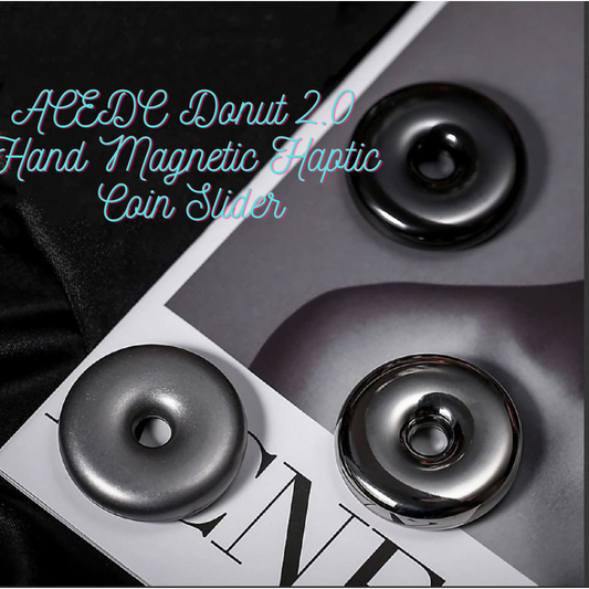 ACEDC Donut 2.0 Magnetic Hand Haptic Coin Slider | Acedc Donut 2.0 EDC Hand Haptic feel push Slider | ACEDC Donut Coin Push slider for Gift & Collection