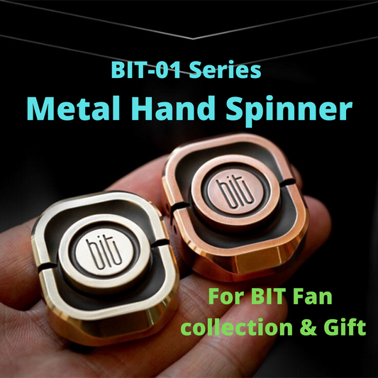 Lautie BIT 01 Metal Mini Hand Spinner | Mini Lautie BIT 01 Square Fidget Spinner| Lautie EDC Bit 01 Hand Spinner for Gift and Collection