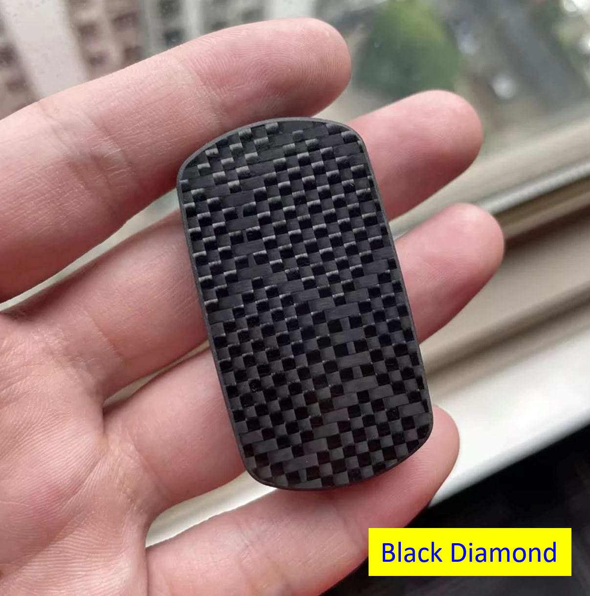 Carbon Fiber Magnetic Hand Haptic Feel Push Slider | Magnetic Haptic Push Pull PPB | EDC Magnetic Anti-stress Haptic Push Pull Slider for Collection