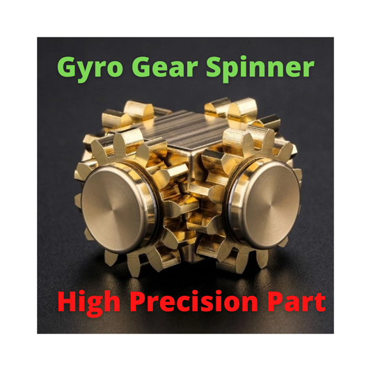 Gyro Pure Brass | Copper High Precision Gear Fidget Spinner