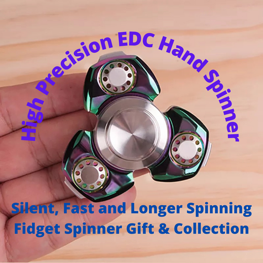 High Quality Metal Hand Spinner | EDC Anti-stress Hand Gyro Spinner | Gyro Metal Spinner for Autism and ADHD| for Gift and Collection