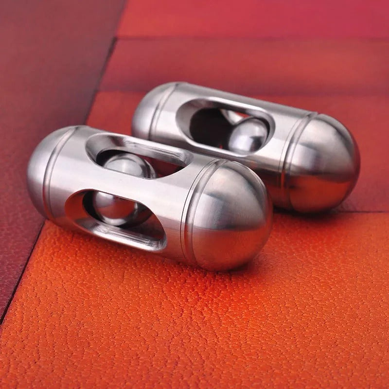 Mini Cylindrical Stainless Steel Hand Spinner | Metal Small Anti Stress Hand Fidget Spinner | EDC Metal Hand Fidget for Gift and Collection