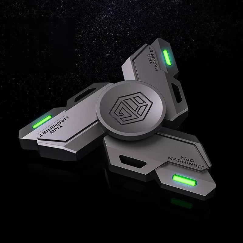 Luminous Hand Fidget Gyro Spinner | Metal Hand Gyro Spinner with Luminous Perfect for Gift & Collection
