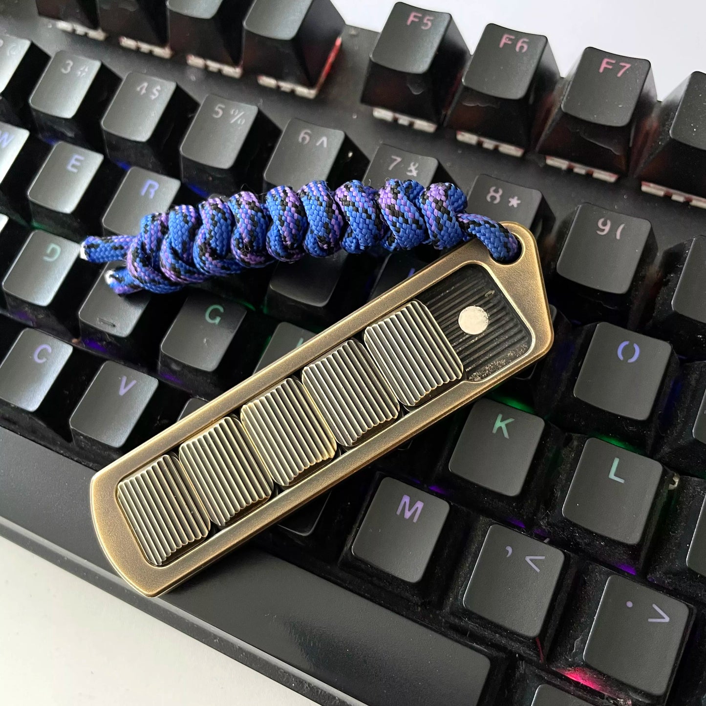Portable Metal Push Haptic Sound Slider | Mini Hand Metal Push Slider | Portable Metal Hand Haptic Feel Push Slider for Gift and Collection