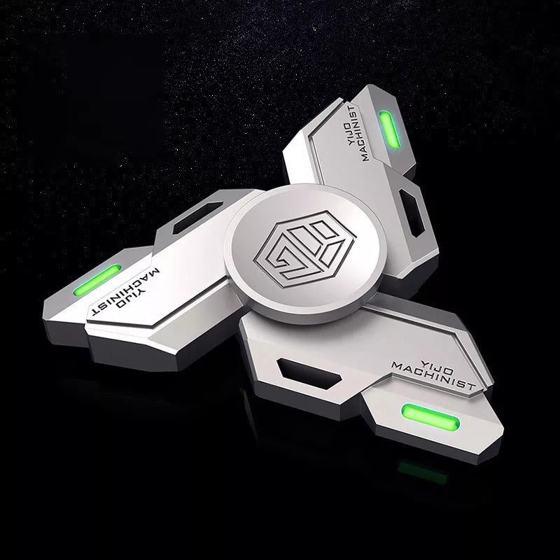 Luminous Hand Fidget Gyro Spinner | Metal Hand Gyro Spinner with Luminous Perfect for Gift & Collection