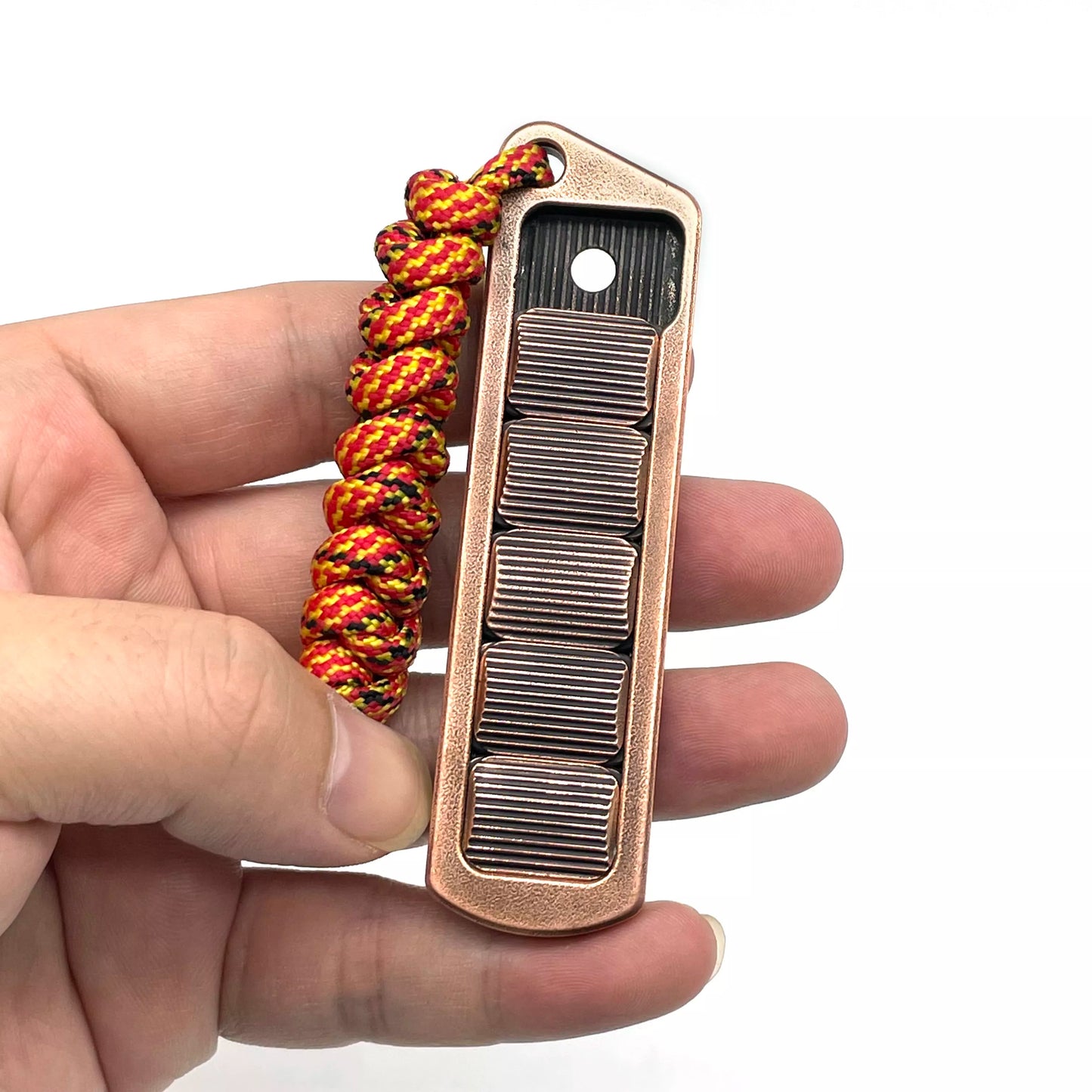 Portable Metal Push Haptic Sound Slider | Mini Hand Metal Push Slider | Portable Metal Hand Haptic Feel Push Slider for Gift and Collection