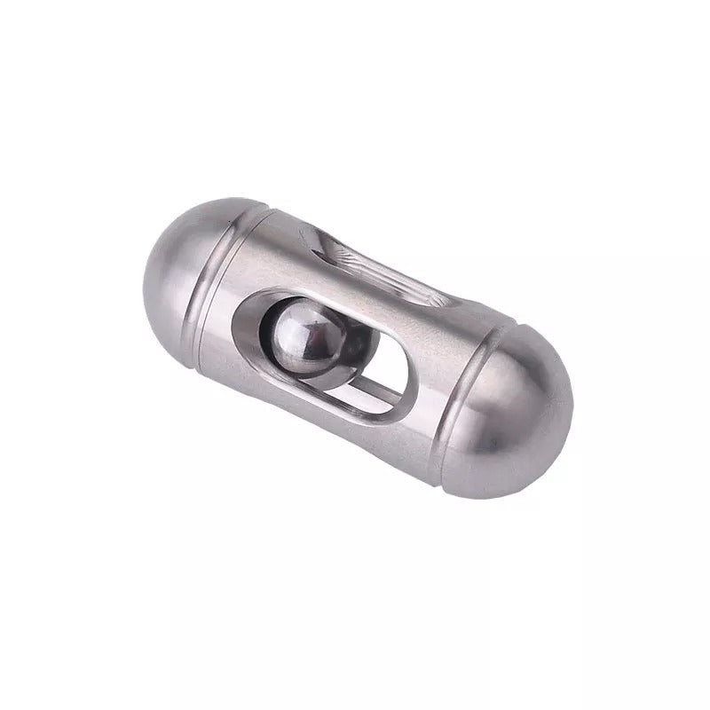 Mini Cylindrical Stainless Steel Hand Spinner | Metal Small Anti Stress Hand Fidget Spinner | EDC Metal Hand Fidget for Gift and Collection