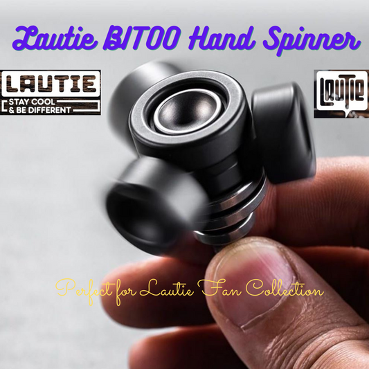 Lautie BIT00 Series Stainless Steel Hand Spinner | Lautie BIT00 Metal Gyro Hand Spinner |Lautie EDC BIT00 Hand Spinner for Gift & Collection