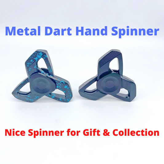 Metal Darts Fidget Spinner | Stress Relief T Fidget Toy | Antistress EDC Hand Metal Spinner for Kid and Adult