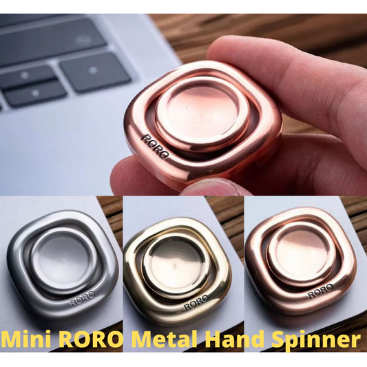 MINI Metal Hand Spinner Dz RORO | Dz RORO EDC Gyroscope Fidget Toy | Anti Stress Hand Fidget Spinner for Gift and Collection