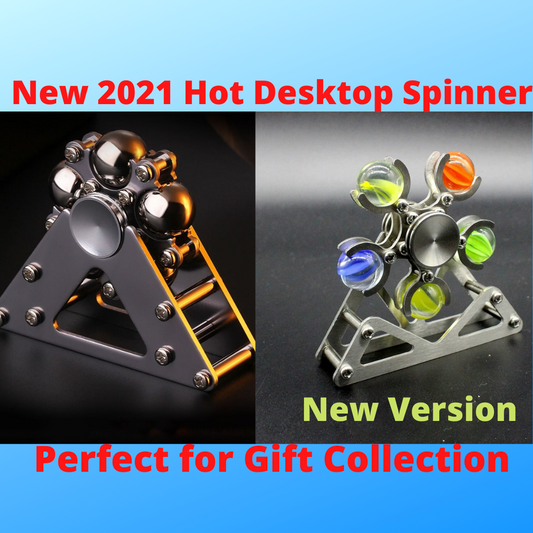 New Hot Fidget Desktop Rotation Spinner | New Desktop Rotation Flywheel Gyro Spinner for Gift and Collection