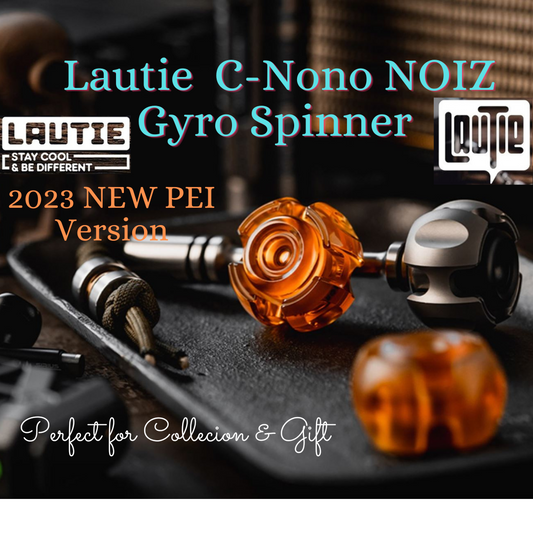 Lautie C-Nano Noiz Gyro PEI Hand Spinner | Lautie Classic C-Nano Stainless Steel Gyro Fidget for Collection and Gift