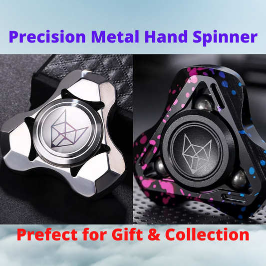 Stainless Steel Hand Fidget Spinner | Full Metal Hand Spinner for Kids Adult Gift & Collection