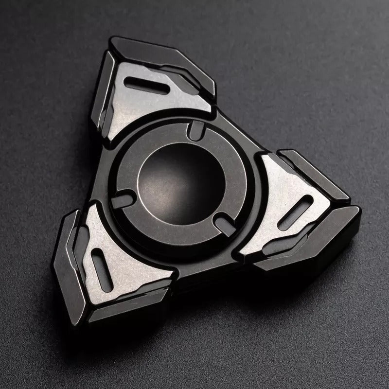 Stainless Steel Trefoil Folded Hand Fidget Spinner | Metal Three Leaf Unfold Hand Spinner | EDC Trefoil Hand Spinner for Gift & Collection