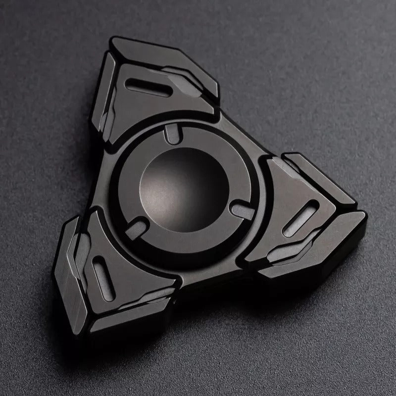 Stainless Steel Trefoil Folded Hand Fidget Spinner | Metal Three Leaf Unfold Hand Spinner | EDC Trefoil Hand Spinner for Gift & Collection