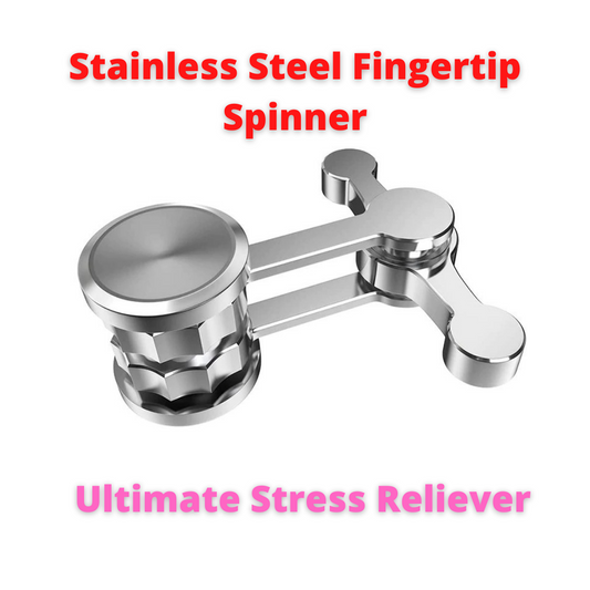 Stainless Steel Chaotic Pendulum Fingertip Gyro Rotator Fidget | Anti-Anxiety Fidget Spinner | Fidget Hand Toys