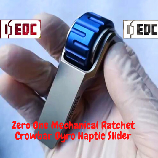 New Zero One Mechanical Ratchet Crowbar Gyro Hand Slider |Zero 1 Mechanical Crowbar Hand Gyro Fidget |Zero 1 EDC Hand Crowbar for Collection