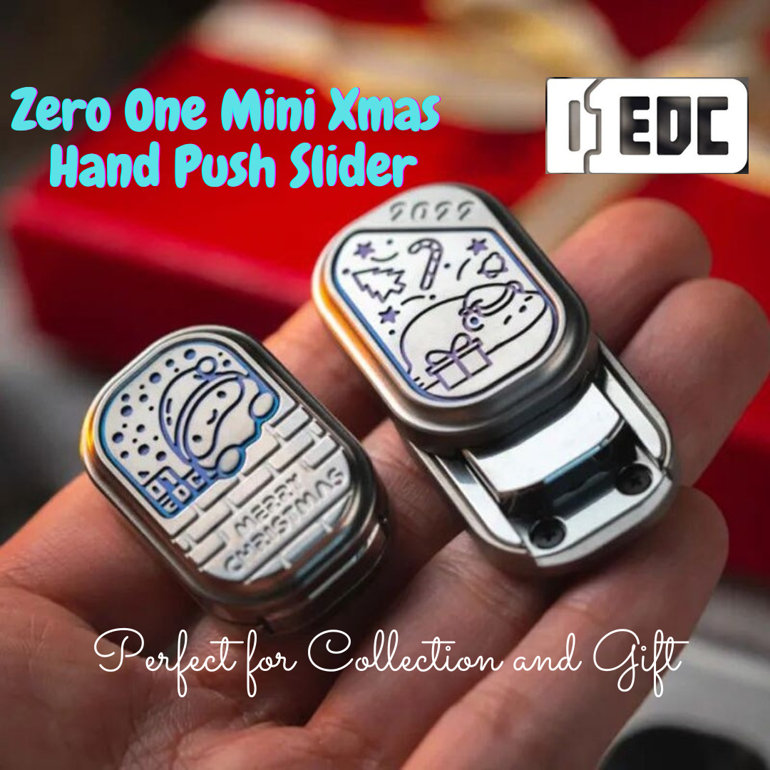 New Zero One Mini Xmas Hand Haptic Push Slider | 01 Mini 2022 Xmas Hand Push Slider | Zero One EDC Xmas Hand Slider for Gift & Collection