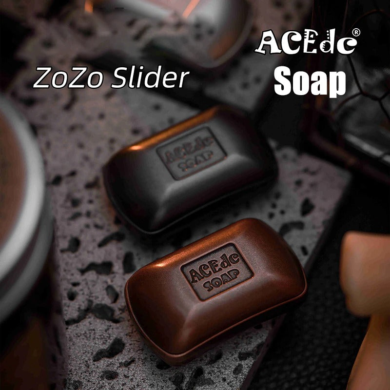 New ACEDC Soap Shape Magnetic Stainless Steel Hand Slider | ACEDC EDC Hand Push Slider | ACEDC Metal Soap Magnetic Hand Slide for Gift and Collection