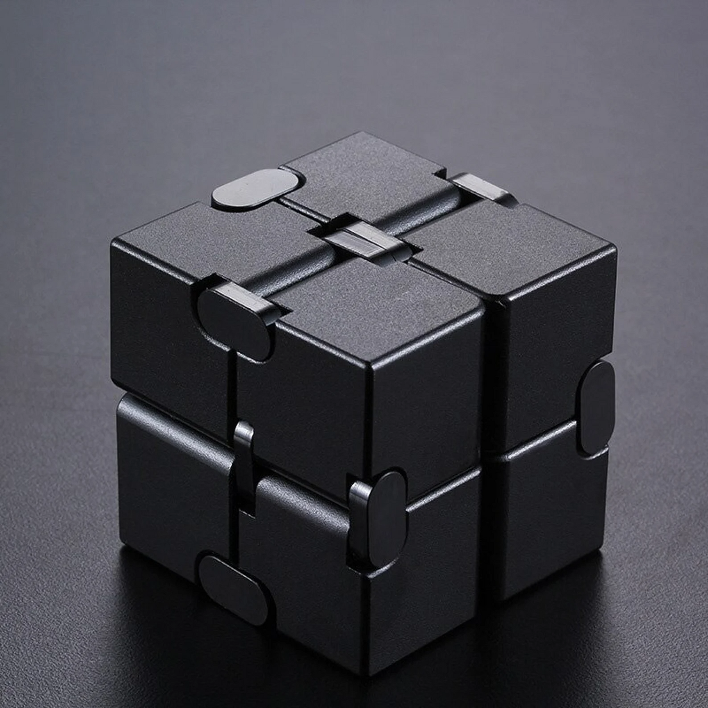 Premium Metal Infinity Cube Fidget Spinner /Aluminum Infinity Cube Spinner for Gift and Collection