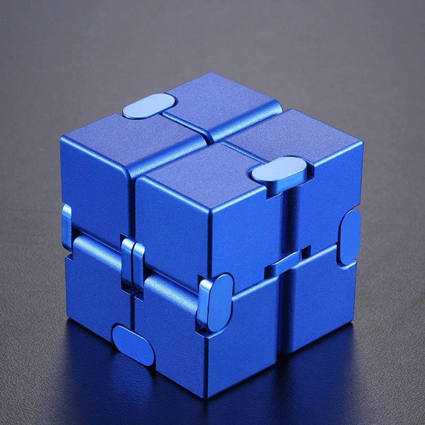 Premium Metal Infinity Cube Fidget Spinner /Aluminum Infinity Cube Spinner for Gift and Collection