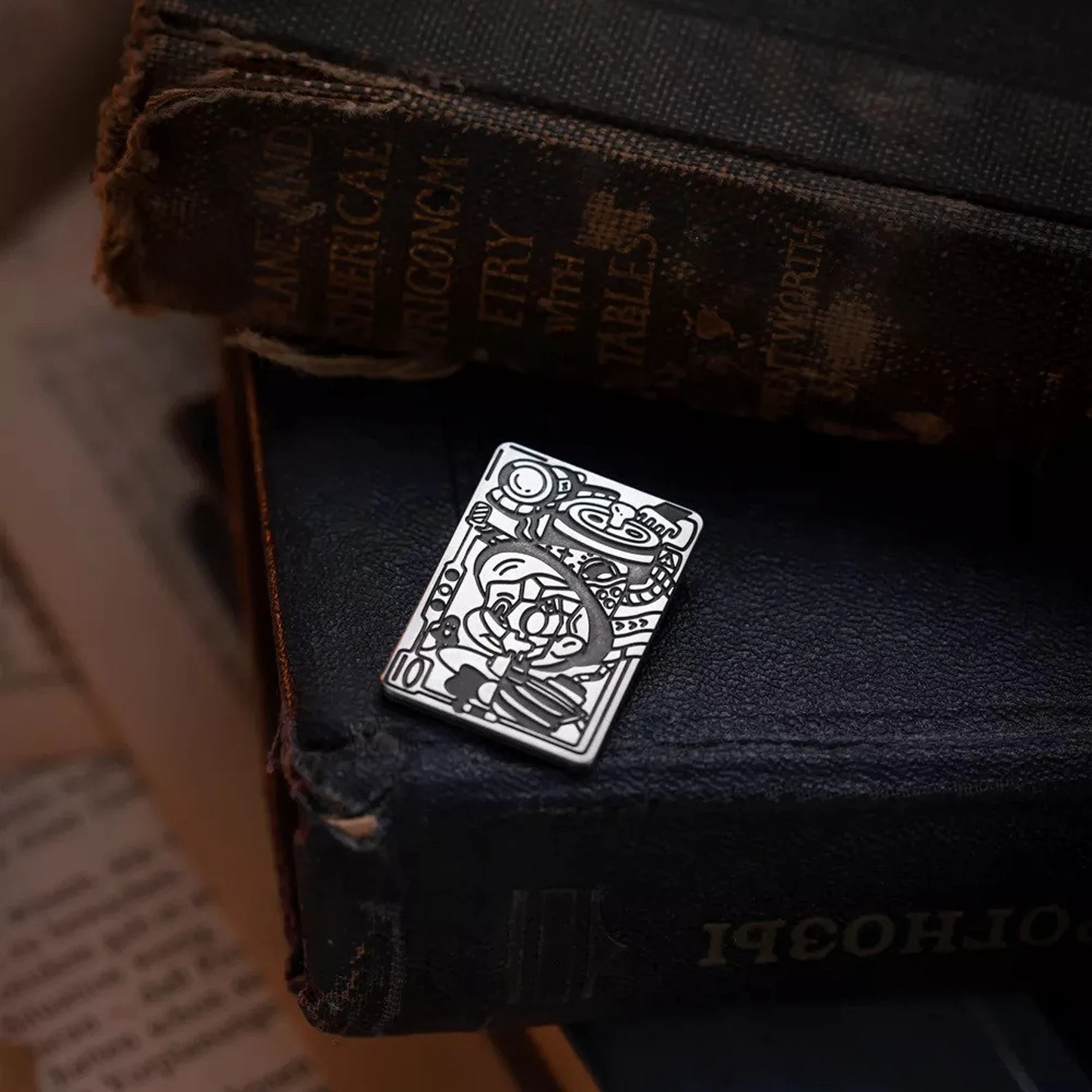 ACEDC Stamp Stainless Steel Haptic Hand Slider Necklace | ACEDC Edc Hand Push Slider | ACEDC Metal Stamp Hand Slider for Collection