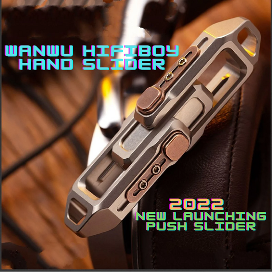 New Launching WANWU HIFIBOY Double Push Hand Haptic Push Slider | WANWU Hifiboy Edc Hand  push Haptic Feel Slider for Gift & Collection