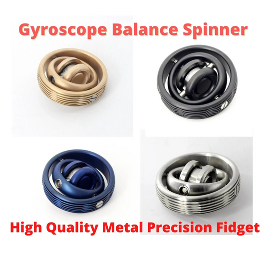 Stainless Steel Gyroscope Rotation Balancing Spinner | EDC Fidget Spinner | Kids Adult Toys