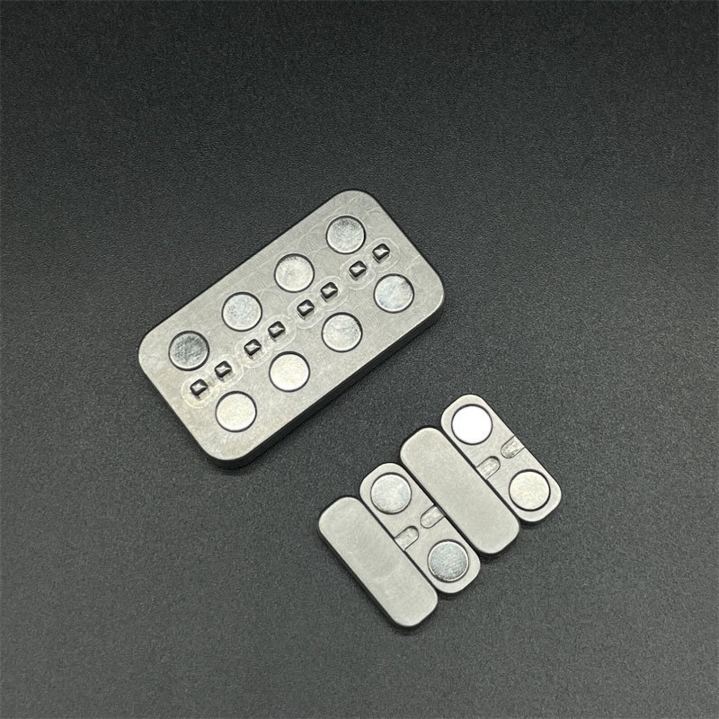 Mini Stainless Steel Keypad Piano Hand Haptic Push Haptic Clicker Slider | Mini Metal Piano Keypad Haptic Clicker for Gift and Collection